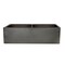 Nantucket Sinks Double Bowl Farmhouse Fireclay Sink with Concrete Finish FCFS3318D-Concrete - alternate 8